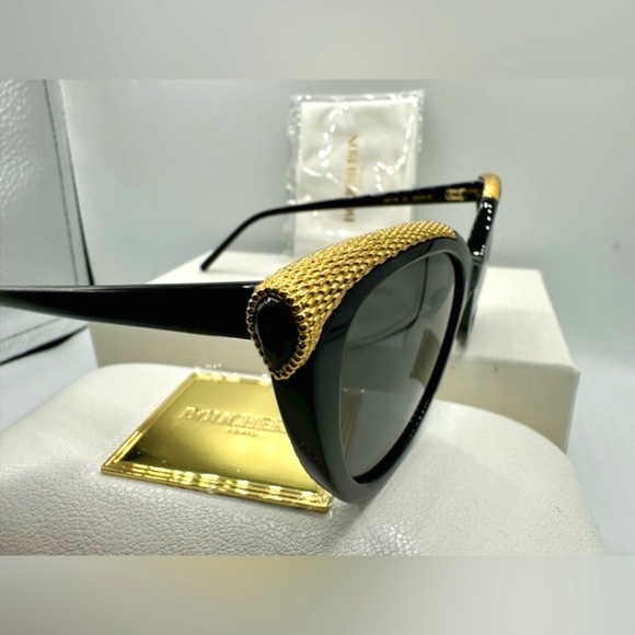 🏆Boucheron 18K GP BC0016S 001.‼️Size 53–19-140‼️Cat Eye made in Italy 🇮🇹🏆 - Picture 5 of 16